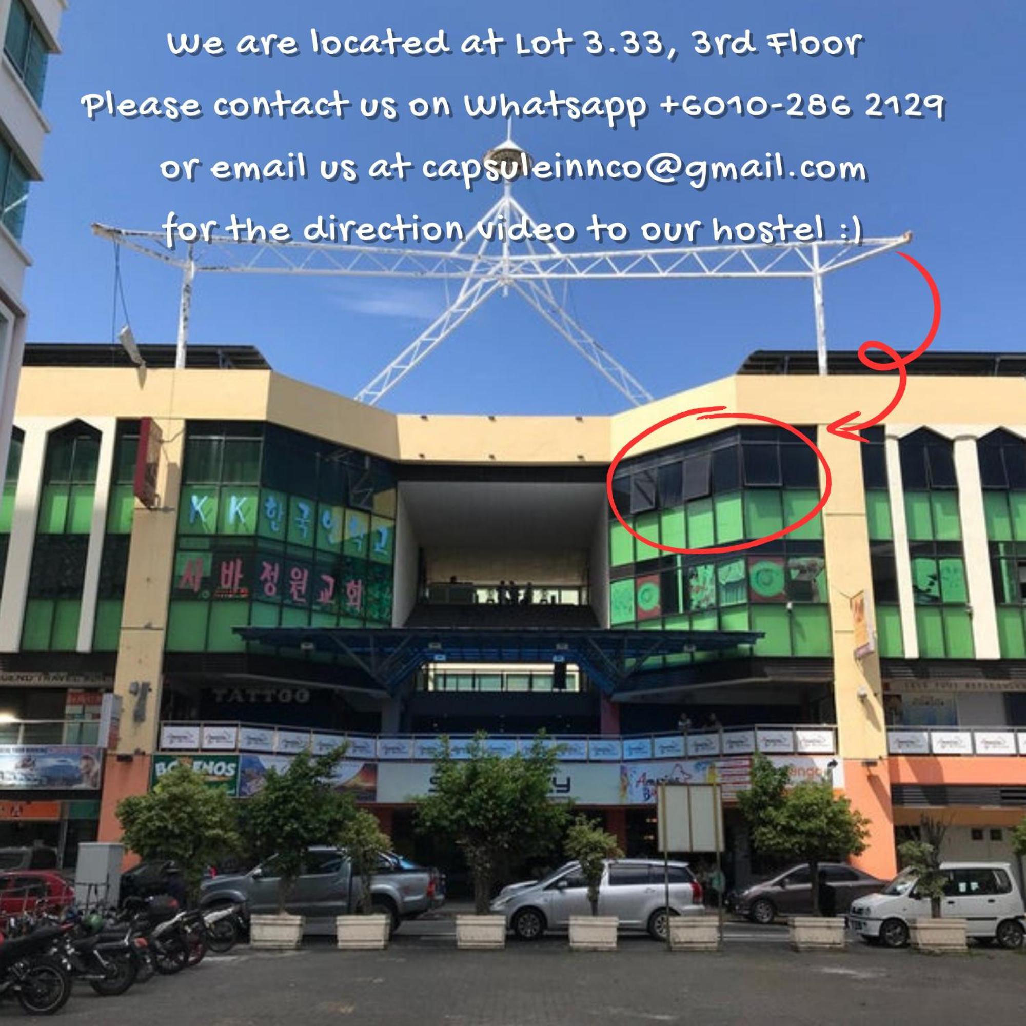 Capsule Inn Kota Kinabalu Exteriér fotografie